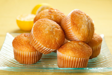 tasty magdalena, homemade sweet