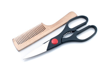 Scissors and combs