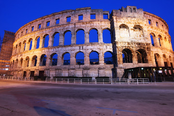 The Roman Amphitheater of pula