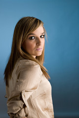 Portrait of beautiful lady