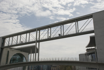 Naklejka premium brücke zum bundestag