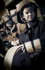 Obraz na płótnie Canvas Firefighters