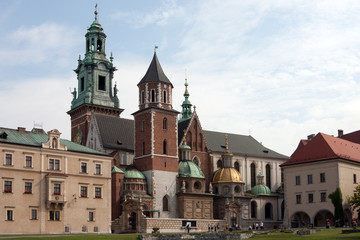 katedra na Wawelu - zamek królewski - obrazy, fototapety, plakaty