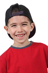 Photo of adorable young boy with hat