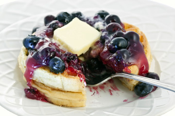 Blueberry Waffles