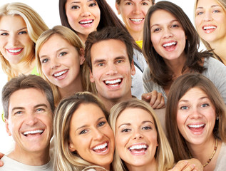 Happy people