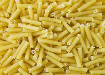 Rigatoni pasta background.