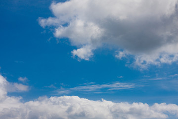 Clouds and blue sky