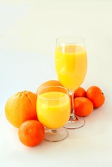 oranges and juice