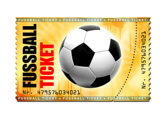 Fussball Ticket © BRN-Pixel