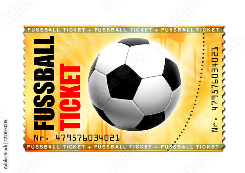 Ticket Fussball