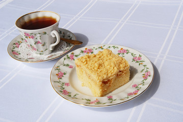 morning with tea and cake