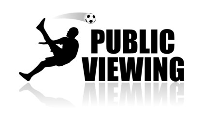 fussballspieler - public viewing I