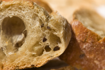 tranche de pain aux céréales