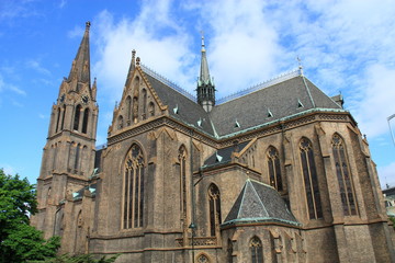 Fototapeta na wymiar Saint Ludmila Church, Prague