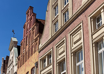 Fototapeta na wymiar Historische Hausfassaden in Lüneburg