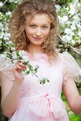 Fototapeta premium portrait of beautiful blonde