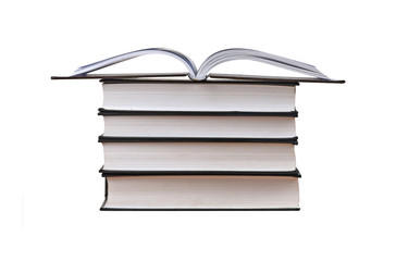 open book isolated on white background