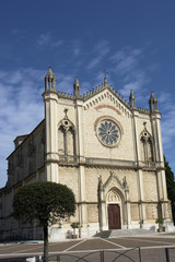 Fototapeta na wymiar montecchio większy kościół prowincji Vicenza, Wenecja Euganejska