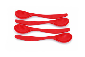 four children's spoons
