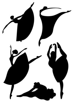 Ballet sihlouettes
