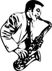 saxophone player