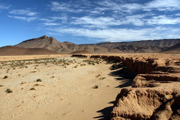 Fototapeta na wymiar Marokko - Der Sand erobert das Land