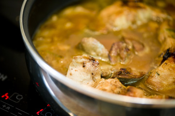 civet de lapin en sauce