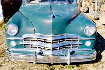 Photo sur Aluminium Voitures anciennes cubaines Détail de l& 39 automobile antique près d& 39 Alexander, Maine, USA