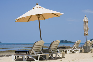 Beautiful tropical beach in Thailand.