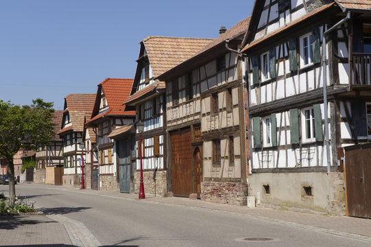 village de geispolsheim en alsace