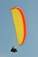 Printed roller blinds Air sports paraglider flying in the sky