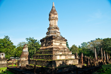 Fototapeta na wymiar Ancient Sukhothai.