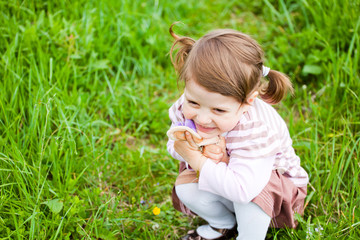 Portrait of a toddler