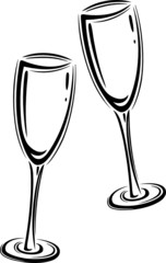 Glas, Gläser, Sektglas, Sektgläser, Sekt