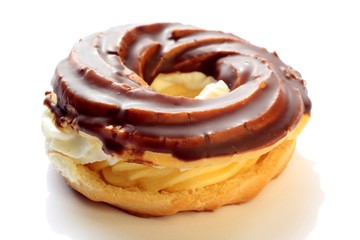 donut on white