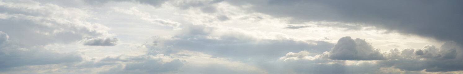 Panorama Awesome sky with heavy cloud