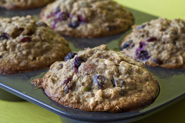 Blueberry Muffins with seeds