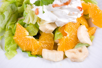 banana and orange salad