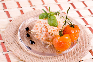 salad with carrots and turnips