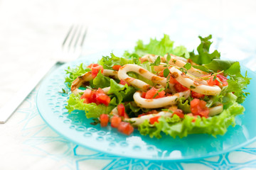 Grilled calamari