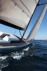 Fototapeta premium Sailing on the Adriatic Sea