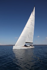 Obraz premium Sailing on the Adriatic Sea