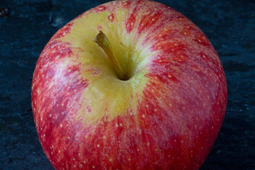 Red apple close-up