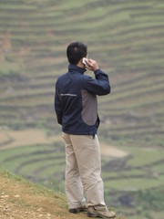 Cultivo en bancales en Sapa (Vietnam)