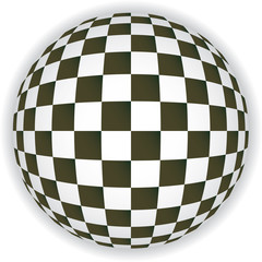 Checker Board Pattern Background - vector illustration