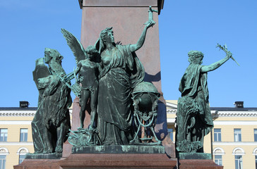 Monument to alexander II the Helsink