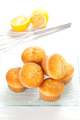 tasty magdalena, homemade sweet