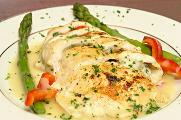 Fillet of Sole Stuffed with Crab
