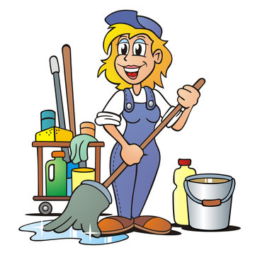 Service Cleaner Girl